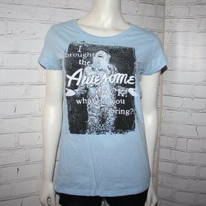 🦆💬💙 Duck Dynasty Tee · Light Blue · Juniors XL
